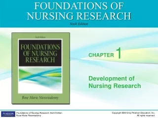 Development of Nursing Research