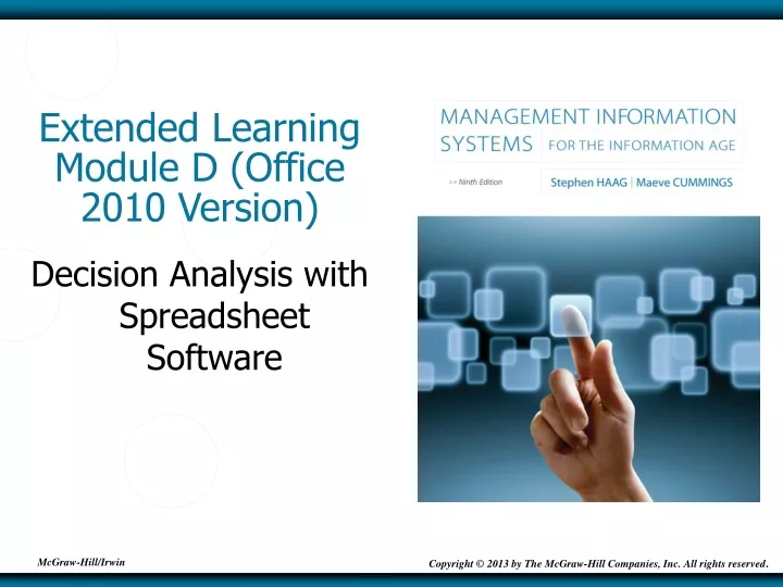 extended learning module d office 2010 version