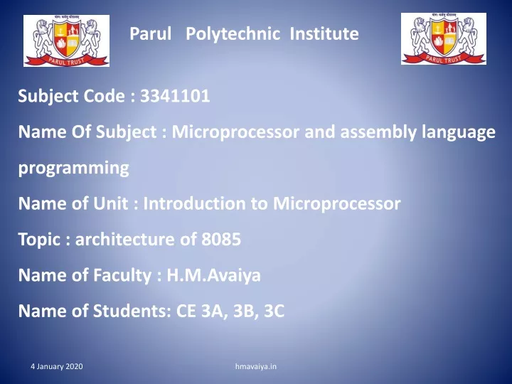 parul polytechnic institute
