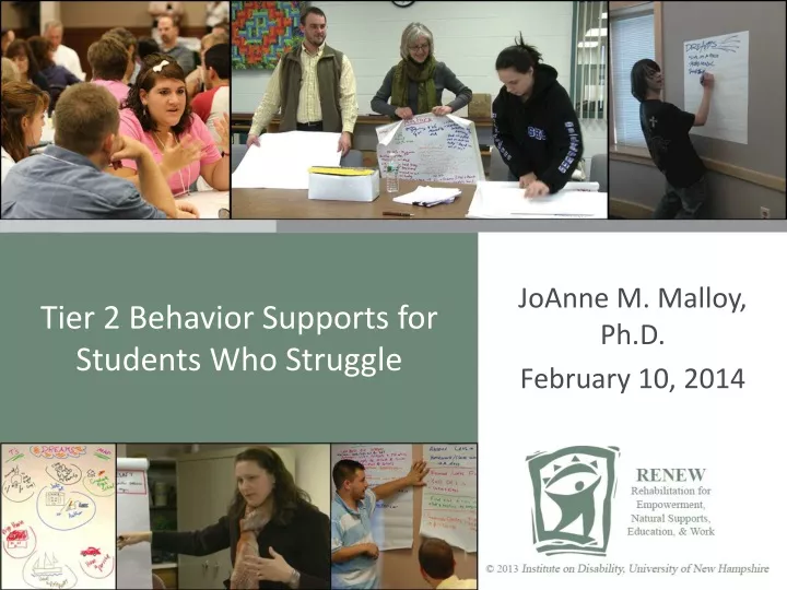 tier 2 behavior supports for students who struggle
