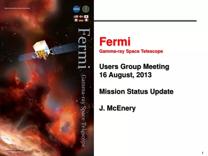 fermi gamma ray space telescope users group