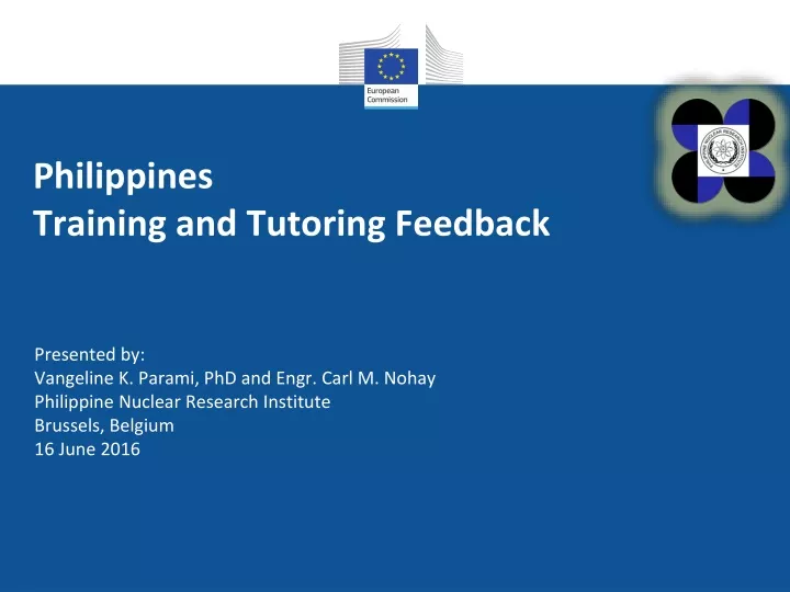 philippines training and tutoring feedback