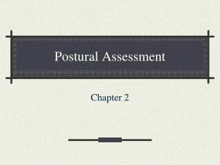 Postural Assessment