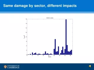 Same damage by sector, different impacts