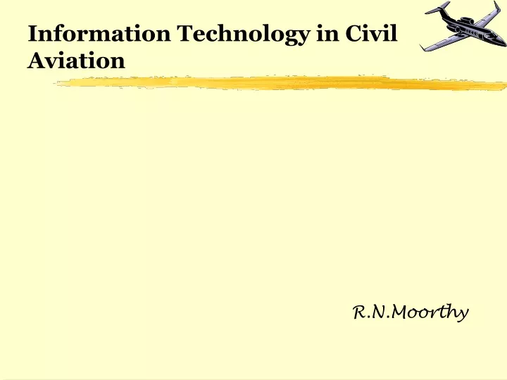 information technology in civil aviation