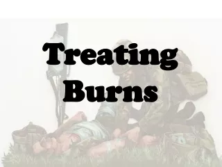 Treating Burns