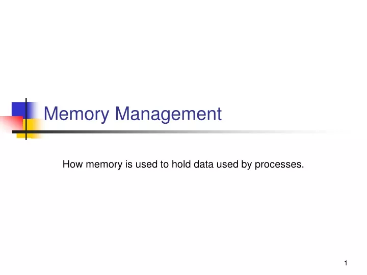 memory management