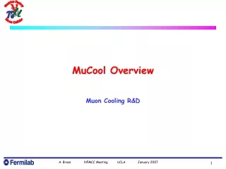 MuCool Overview