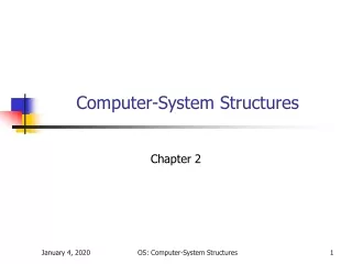 Computer-System Structures