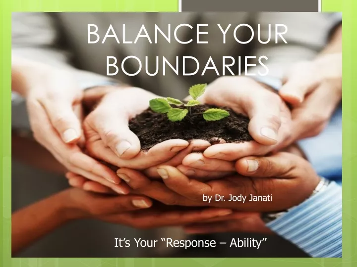 balance your boundaries