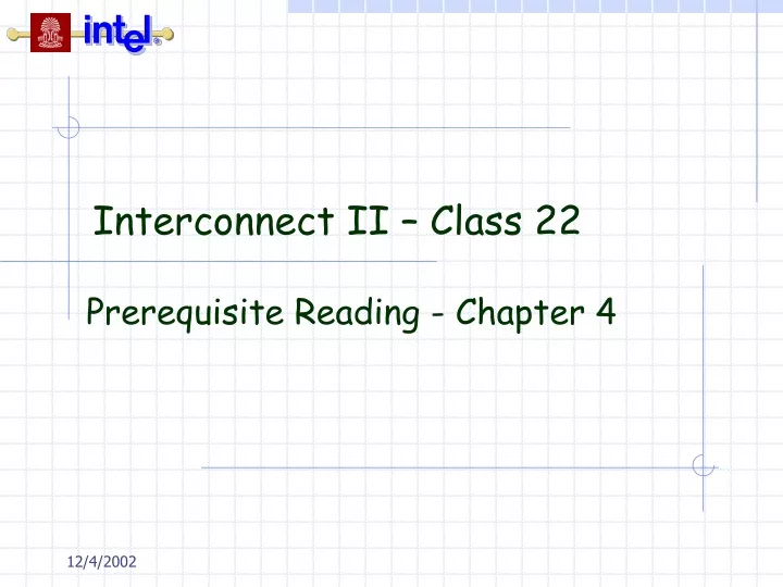 interconnect ii class 22