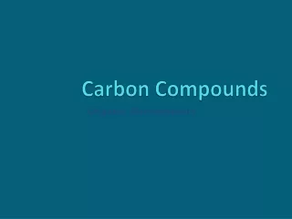 Carbon Compounds
