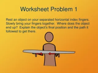 Worksheet Problem 1