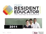 Ohio Resident Educator Orientation: Program Overview & Support System - slide 1