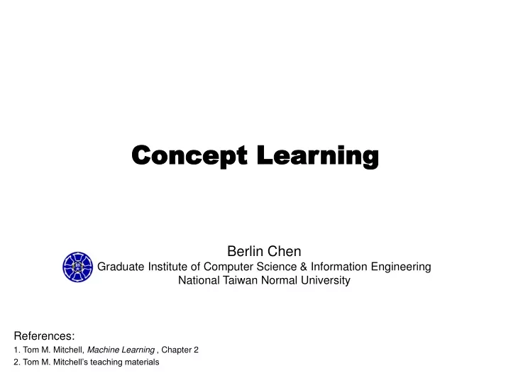 concept learning