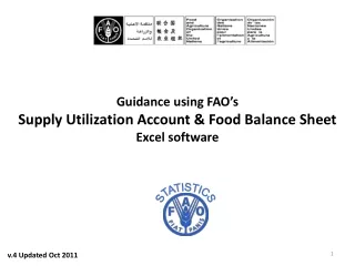 Guidance using FAO’s Supply Utilization Account &amp; Food Balance Sheet Excel software