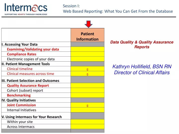 session i web based reporting what