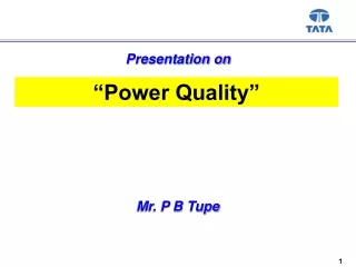 “Power Quality”