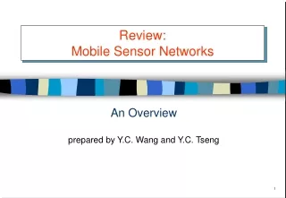 Review: Mobile Sensor Networks