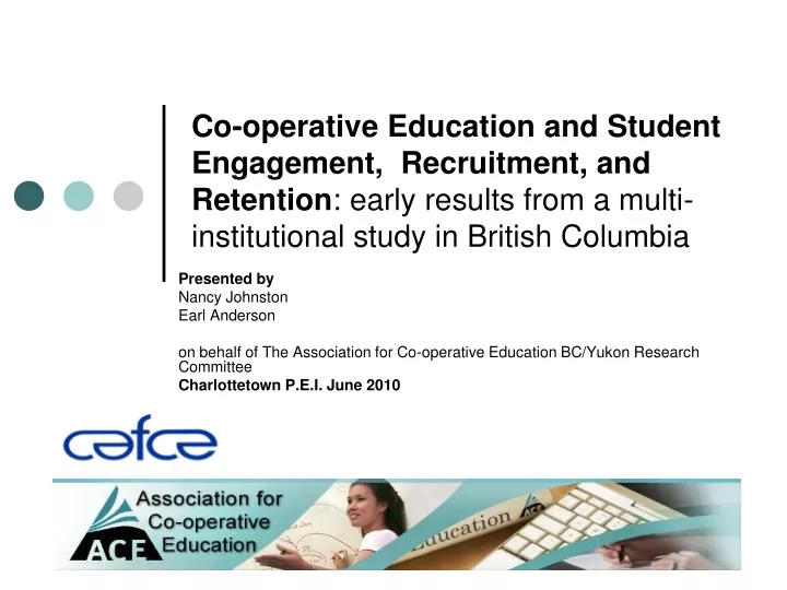 co operative education and student engagement