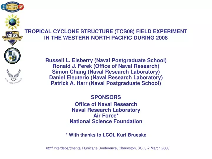 tropical cyclone structure tcs08 field experiment in the western north pacific during 2008