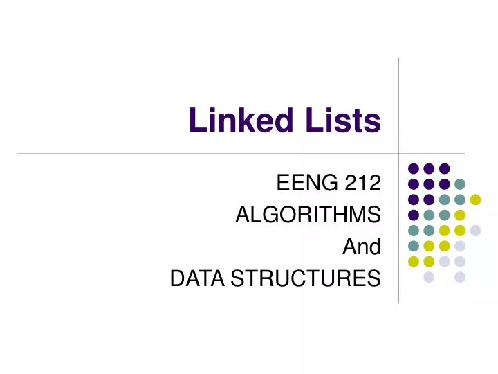 linked lists