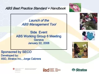 ABS Best Practice Standard + Handbook