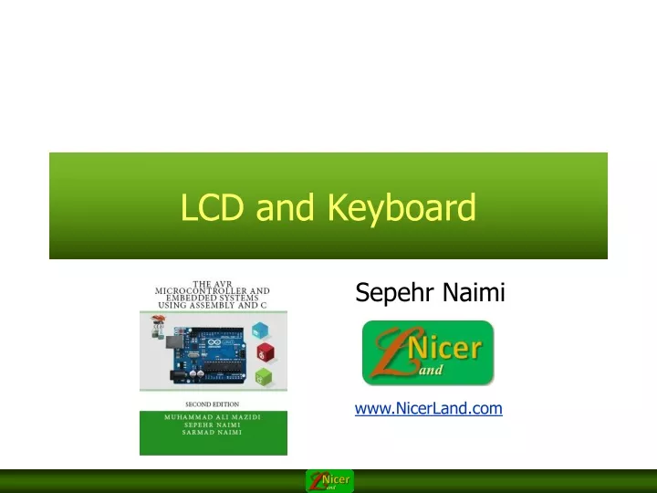 lcd and keyboard
