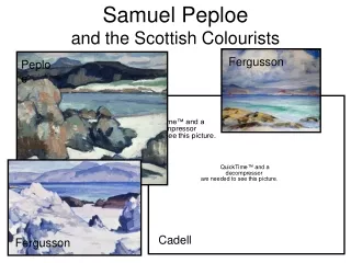 Samuel Peploe  and the Scottish Colourists