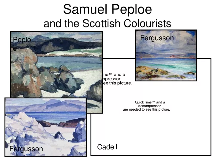 samuel peploe and the scottish colourists