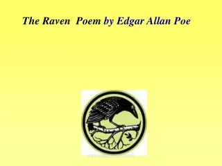 The Raven  Poem  by Edgar Allan Poe