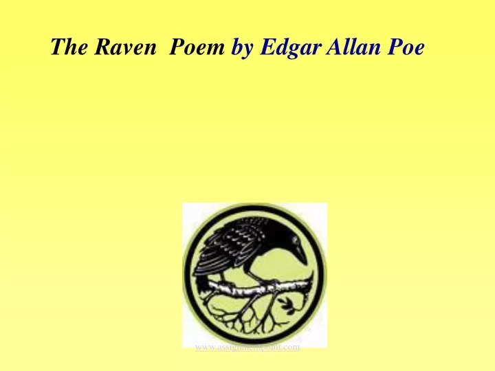 the raven poem by edgar allan poe