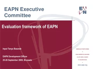 Evaluation framework of EAPN