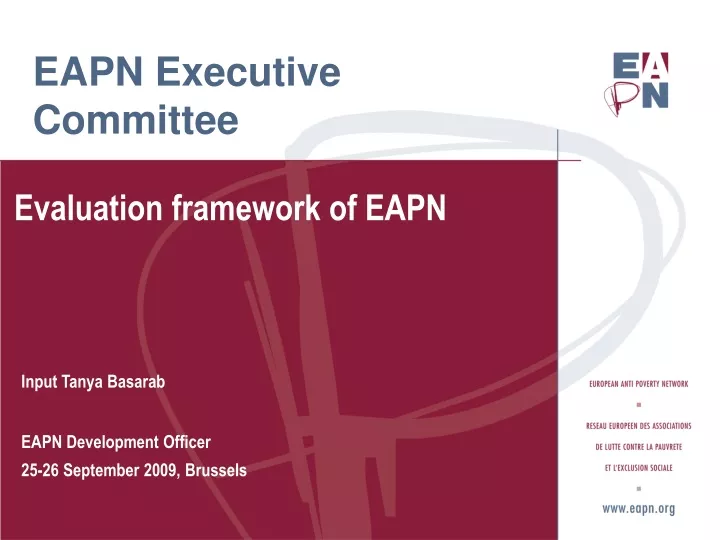 eapn executive committee