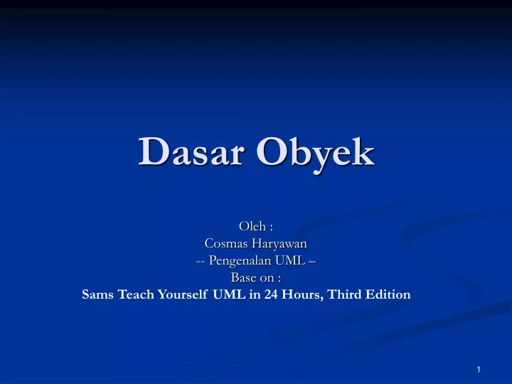 dasar obyek