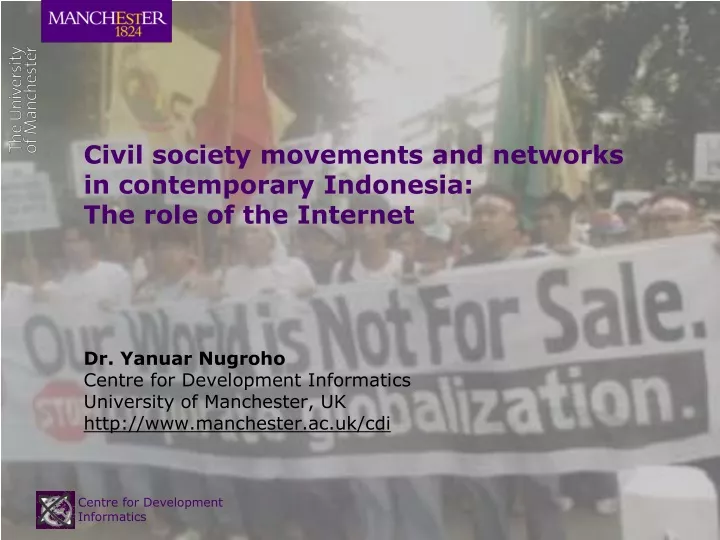 civil society movements and networks in contemporary indonesia the role of the internet