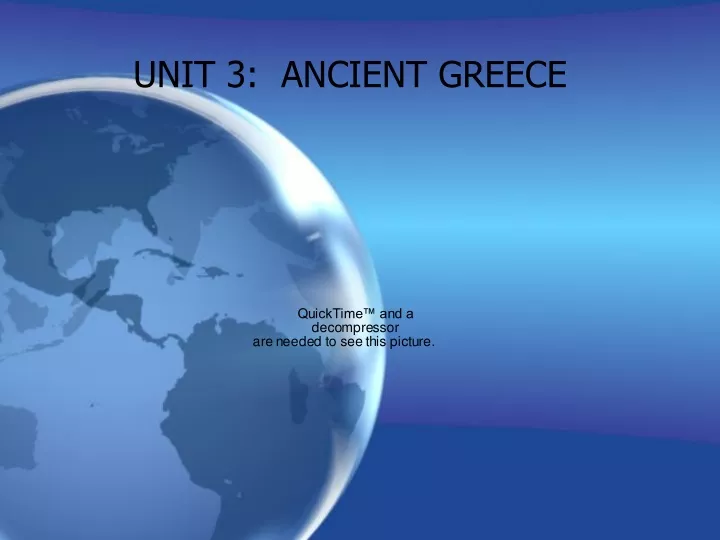 unit 3 ancient greece