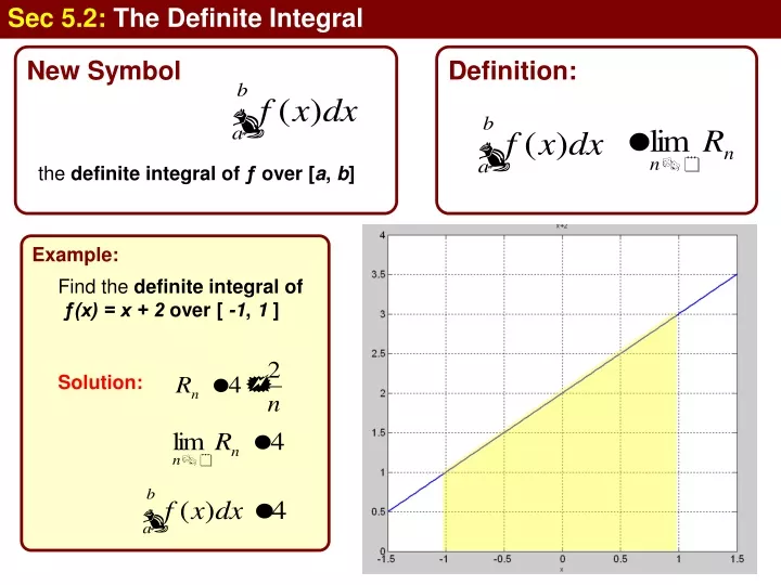 sec 5 2 the definite integral