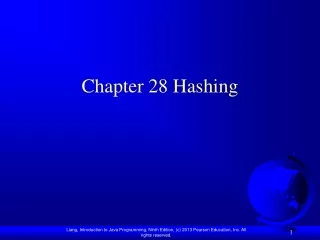 Chapter 28 Hashing