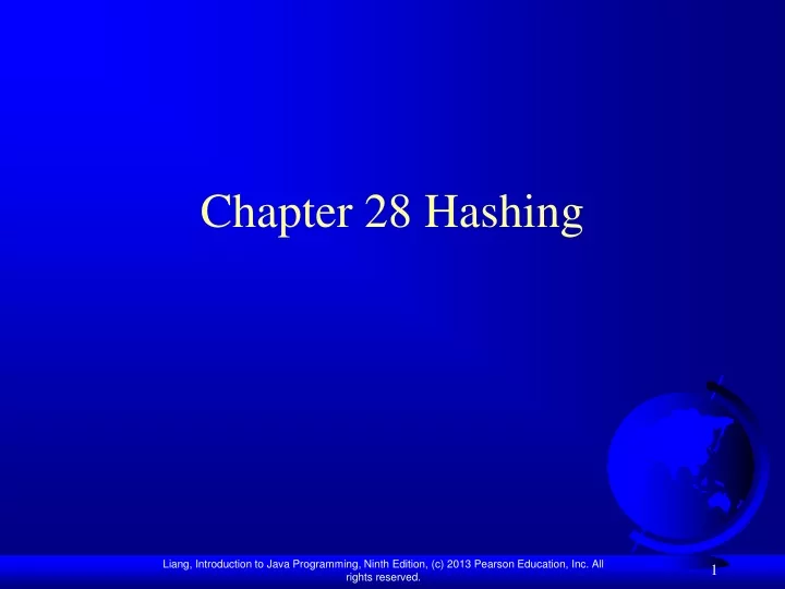 chapter 28 hashing