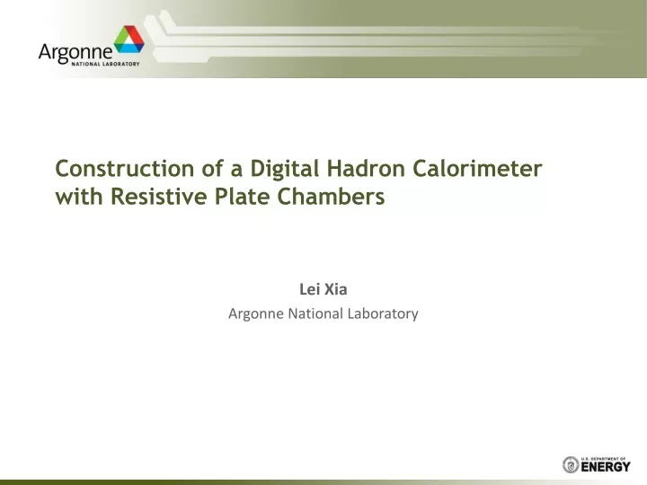 construction of a digital hadron calorimeter with resistive plate chambers