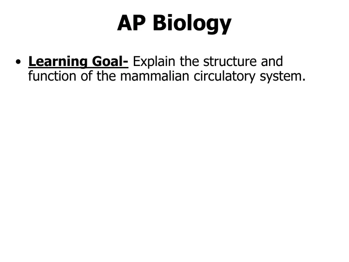 ap biology