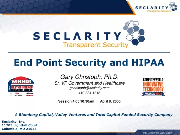 end point security and hipaa