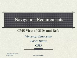 Navigation Requirements