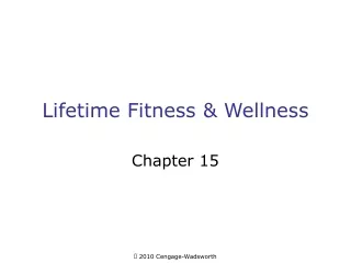 Lifetime Fitness &amp; Wellness