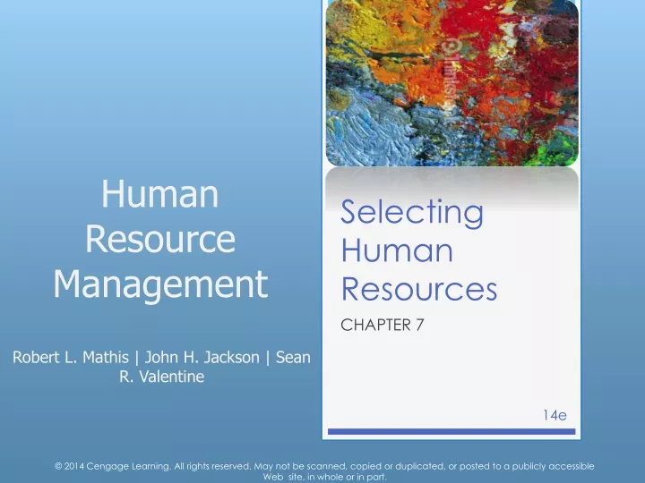selecting human resources