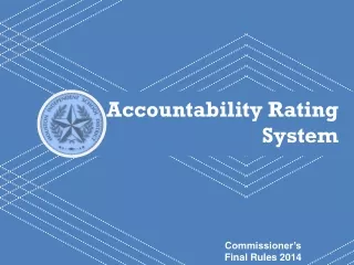 Accountability Rating  System