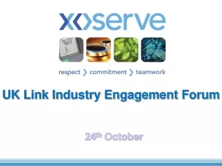 UK Link Industry Engagement Forum