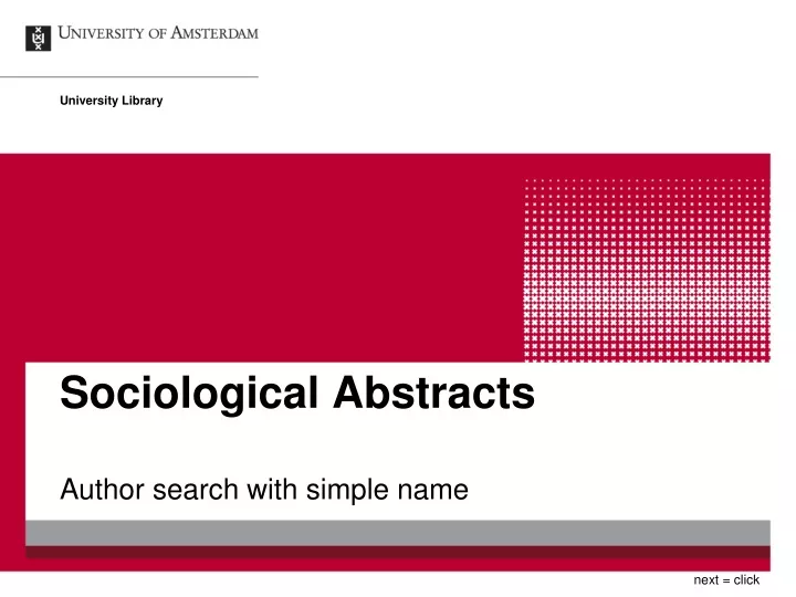 sociological abstracts