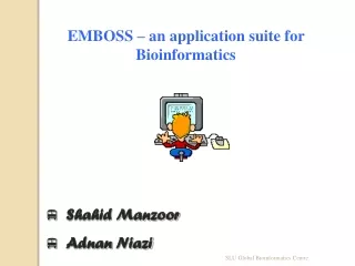 EMBOSS – an application suite for Bioinformatics